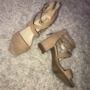 Sam Edelman Circus camel block heeled sandals